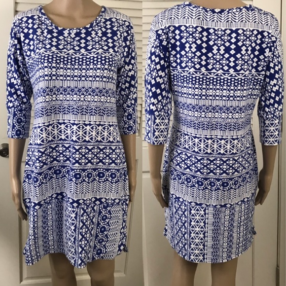 Vineyard Vines Dresses & Skirts - Vineyard Vines Batik Print Jersey Knit Dress